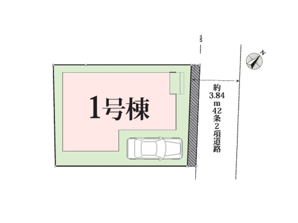 相模原市南区相模台2丁目 新築一戸建て(区画図)