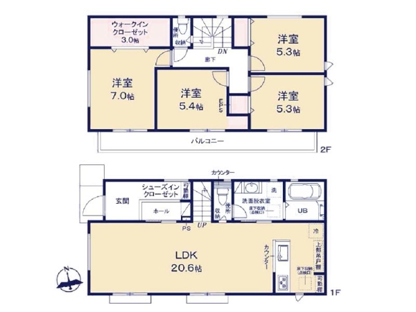 横浜市港南区上永谷３丁目　新築一戸建て