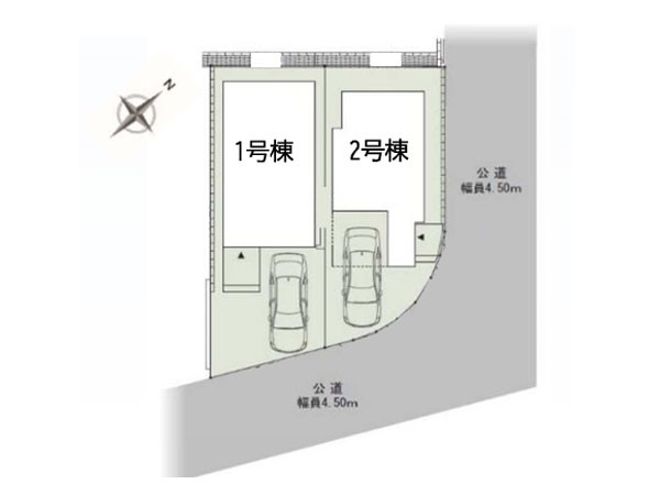 横浜市神奈川区松見町4丁目 新築一戸建て(全体区画図)