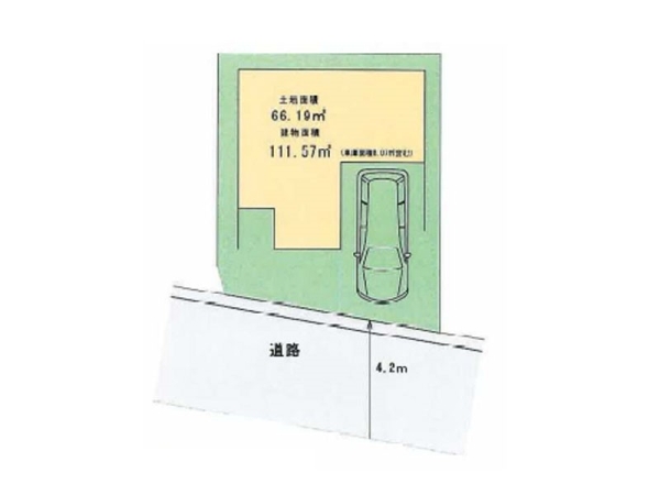 横浜市保土ケ谷区岩崎町の中古一戸建て(区画図)