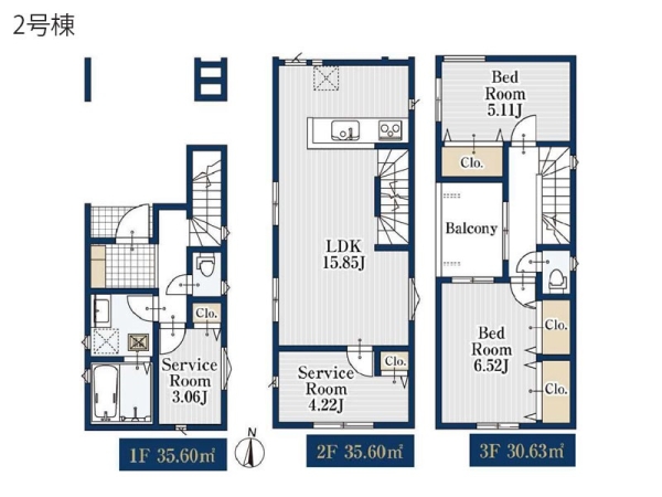 横浜市鶴見区仲通１丁目　新築一戸建て