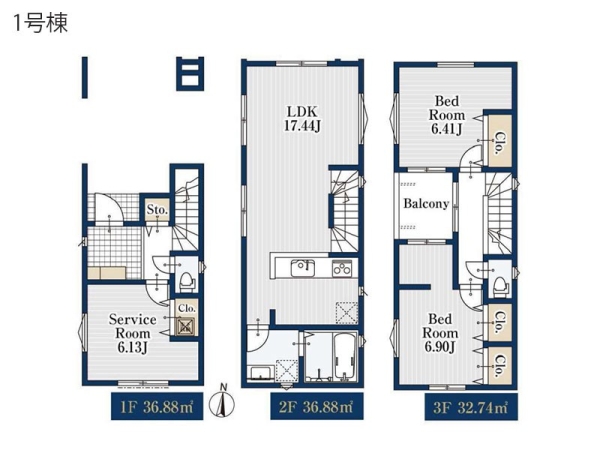 横浜市鶴見区仲通１丁目　新築一戸建て