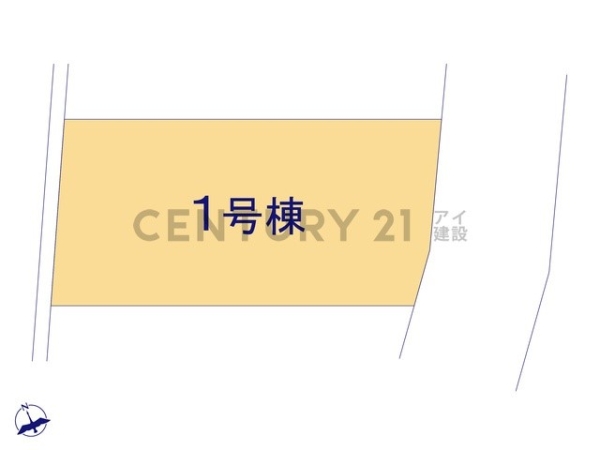 横浜市保土ケ谷区星川1丁目 新築一戸建て(区画図)