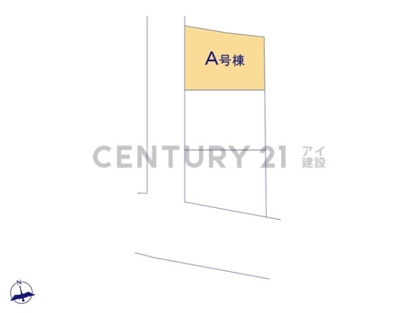 横浜市西区東久保町 新築一戸建て(区画図)
