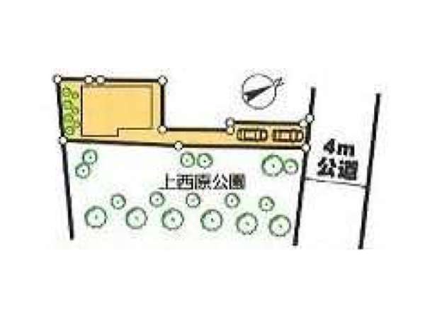 藤沢市片瀬5丁目の中古一戸建て(区画図)