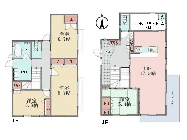 川崎市麻生区高石４丁目の中古一戸建て