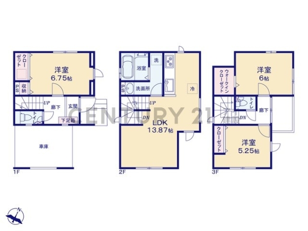 川崎市高津区梶ケ谷２丁目　新築一戸建て