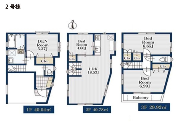 川崎市中原区小杉陣屋町２丁目　新築一戸建て