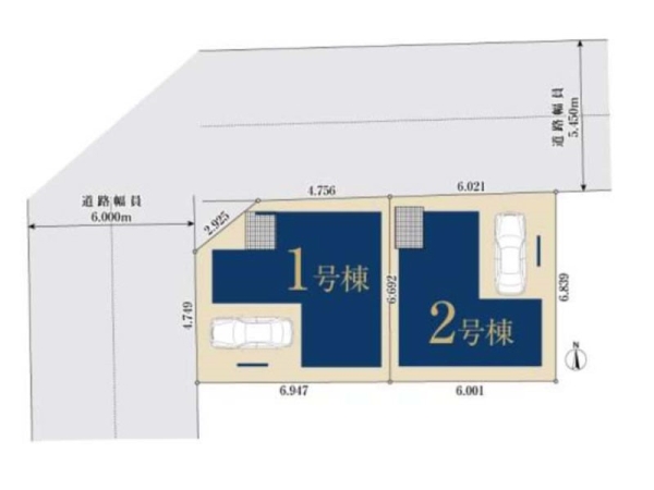 川崎市中原区小杉御殿町２丁目　新築一戸建て