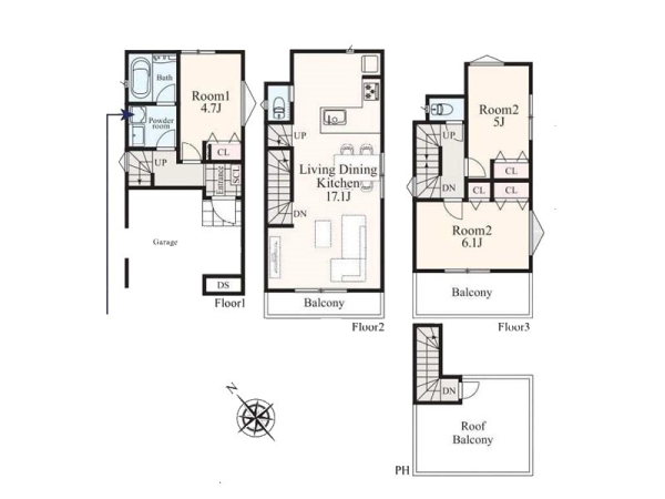 鎌倉市台4丁目 新築一戸建て