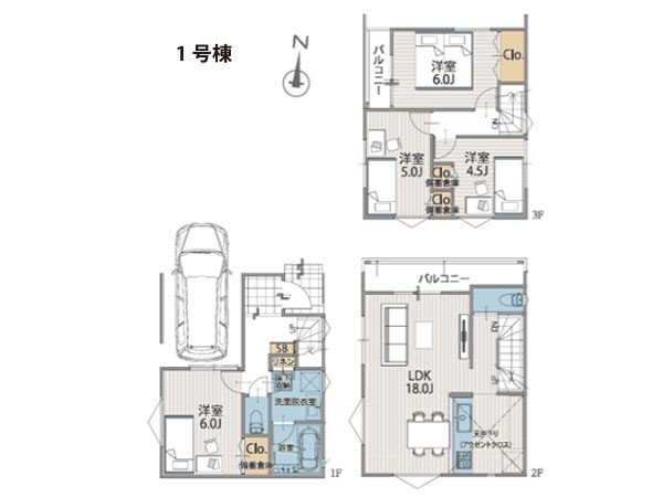 横浜市鶴見区東寺尾中台 新築一戸建て
