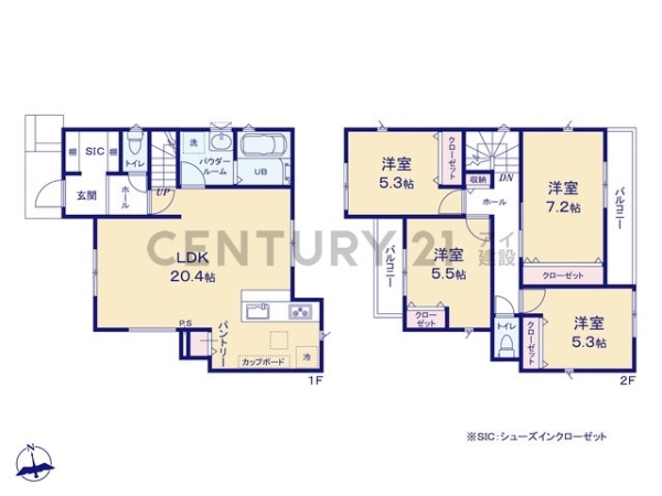 横浜市港南区芹が谷２丁目　新築一戸建て
