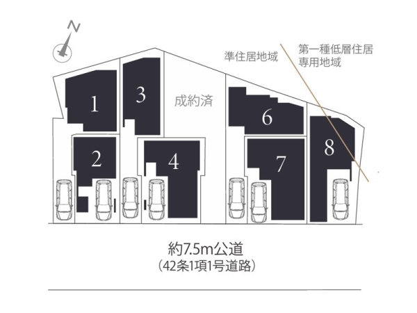 横浜市中区本牧間門　新築一戸建て