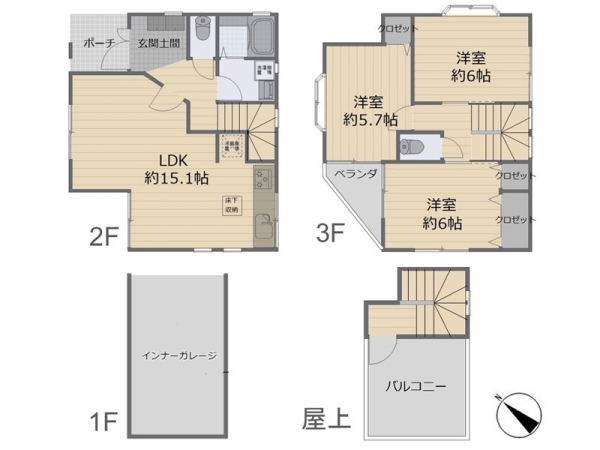 横浜市港南区上永谷３丁目　中古一戸建て
