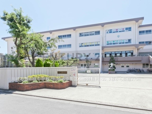 川崎市中原区小杉陣屋町１丁目　新築一戸建て(川崎市立中原中学校)