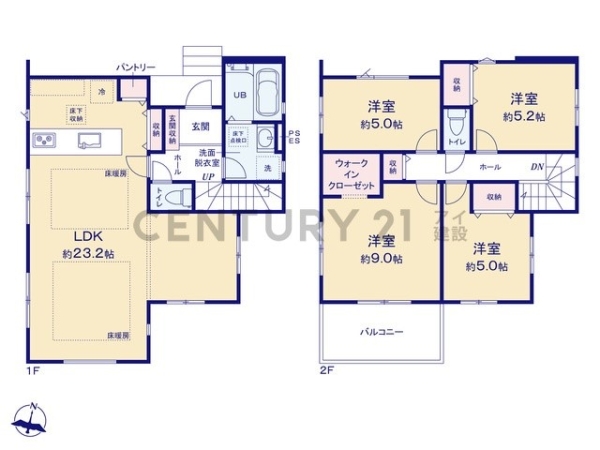 横浜市瀬谷区阿久和東３丁目　新築一戸建て