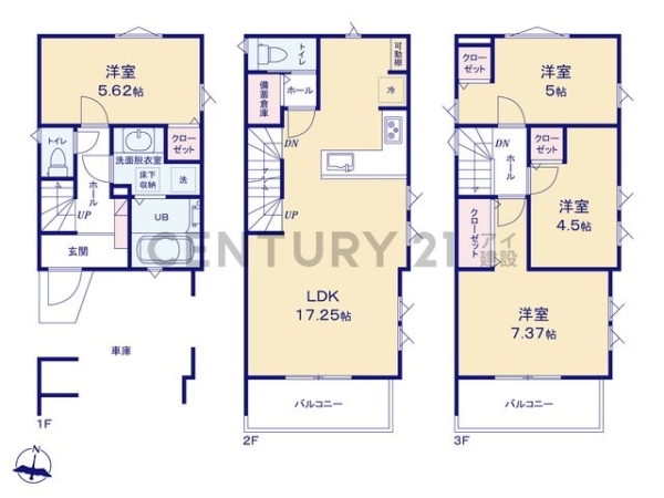横浜市港北区富士塚２丁目　新築一戸建て