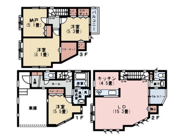 横浜市旭区二俣川2丁目 中古一戸建て