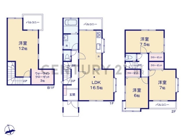 横浜市神奈川区三枚町 中古一戸建て