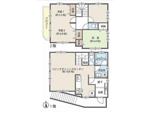 横浜市中区本牧満坂　中古一戸建て