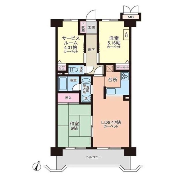 朝日シティパリオ鶴見岸谷