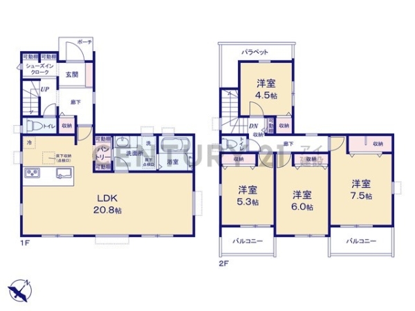 横浜市都筑区荏田南４丁目　新築一戸建て