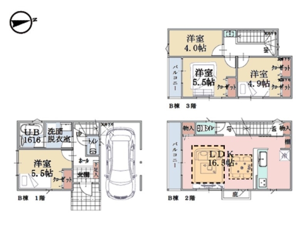 横浜市港南区港南1丁目 新築一戸建て