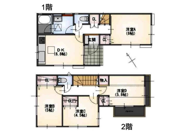 横浜市港北区新吉田町 中古一戸建て