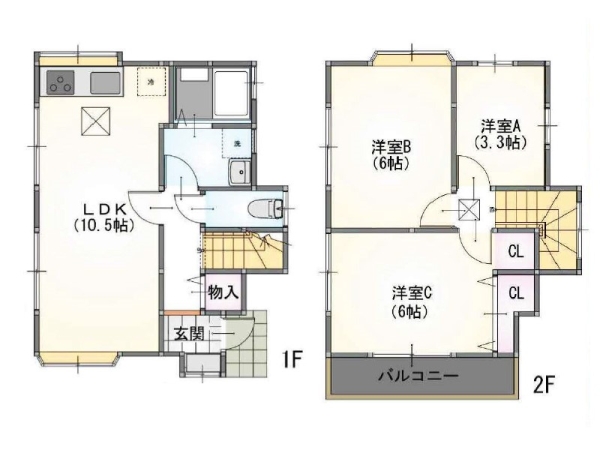 横浜市神奈川区白幡西町 中古一戸建て