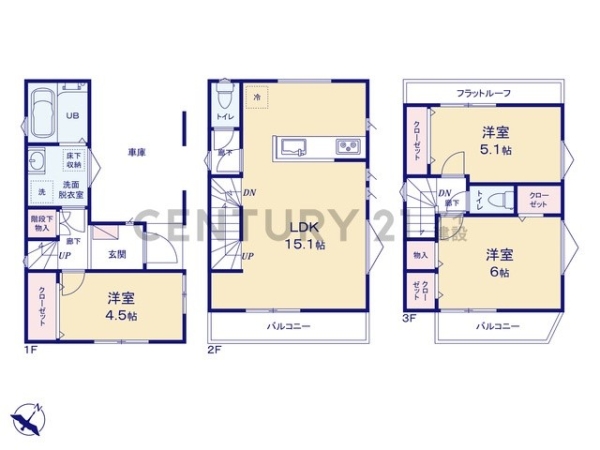 川崎市川崎区下並木　新築一戸建て