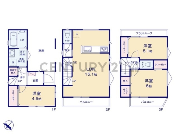川崎市川崎区下並木　新築一戸建て