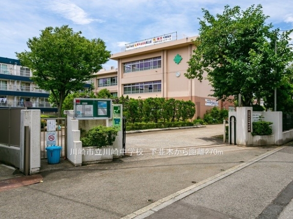 川崎市川崎区下並木　新築一戸建て(川崎市立川崎中学校)