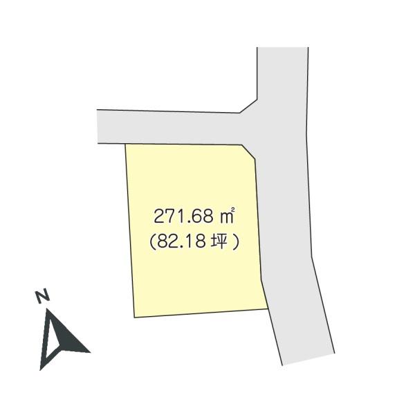 水戸市赤塚1丁目の土地(間取り)