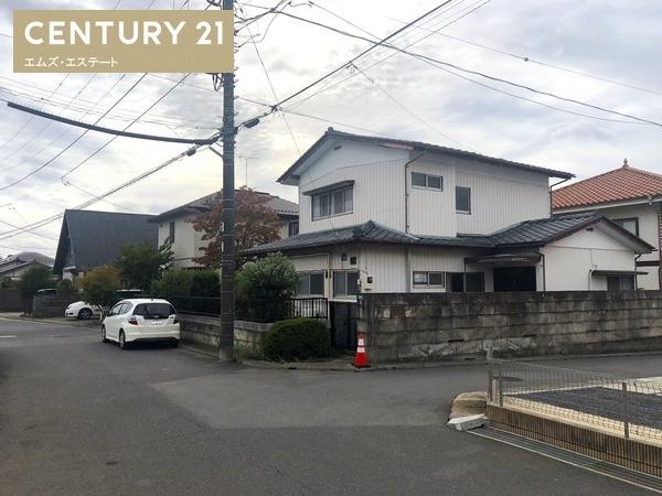 水戸市赤塚1丁目の土地(前面道路含む現地写真)