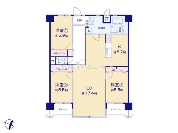 ライオンズマンション相模台第６