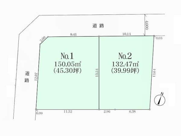 大和市南林間６丁目の土地