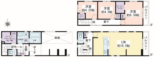 大和市柳橋5丁目　新築戸建　全2棟　2号棟