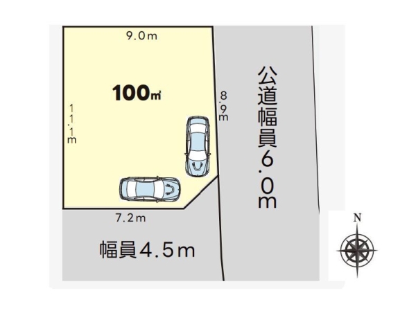 海老名市杉久保南３丁目の土地