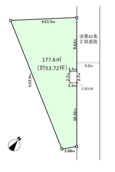 相模原市中央区東淵野辺３丁目の土地