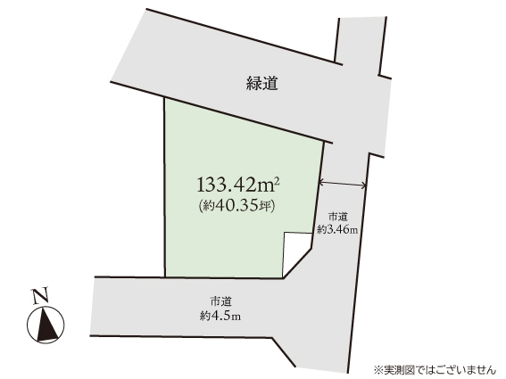 相模原市南区鵜野森1丁目　建築条件なし売地