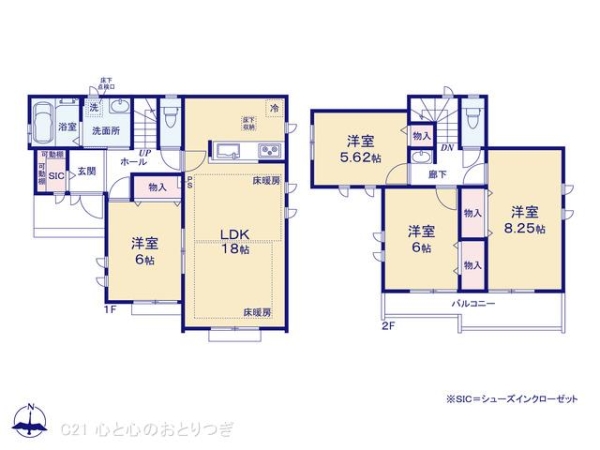 町田市三輪緑山4丁目　新築分譲住宅　T号棟