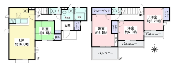 厚木市下依知１丁目　新築戸建　全4棟　3号棟