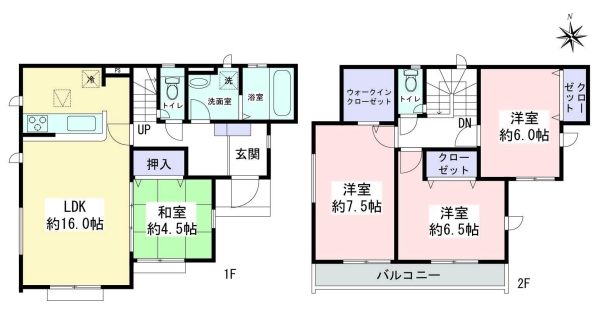 厚木市下依知１丁目　新築戸建　全4棟　1号棟