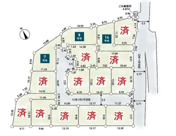 横浜市泉区上飯田町　売地　全15区画　7号地
