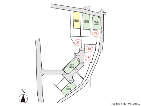 綾瀬市小園　売地　全16区画　宅地12