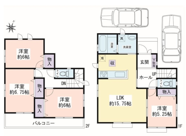 大和市福田　新築戸建　全5棟　A号棟