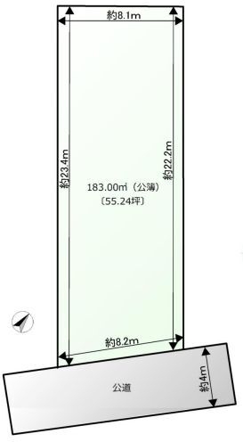 横浜市瀬谷区阿久和東2丁目　売地