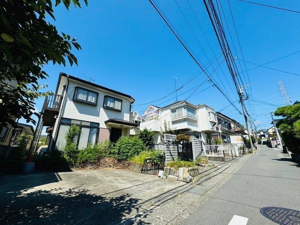 横浜市瀬谷区阿久和東2丁目の土地(前面道路含む現地写真)