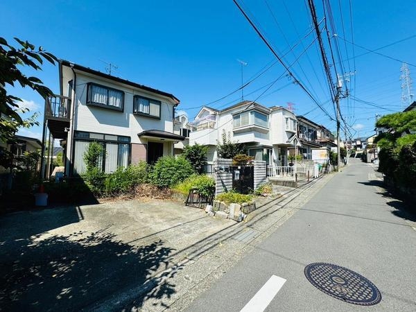 横浜市瀬谷区阿久和東2丁目の土地(前面道路含む現地写真)
