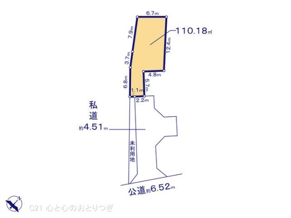横浜市瀬谷区二ツ橋町の売土地